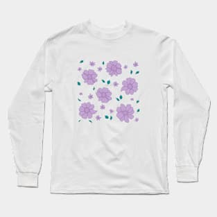 Purple flowers Long Sleeve T-Shirt